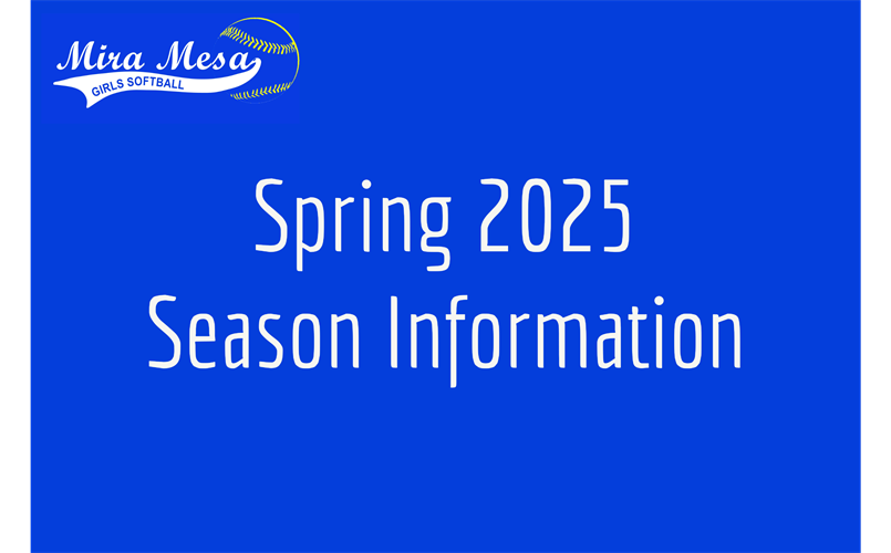 Spring 2025 season details...